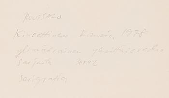 Eino Ruutsalo, Sommitelma sarjasta "Kineettinen kansio".
