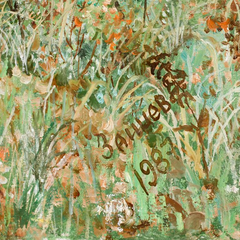 OKÄND KONSTNÄR, olja på duk, Ryssland. Sign o dat 1987.