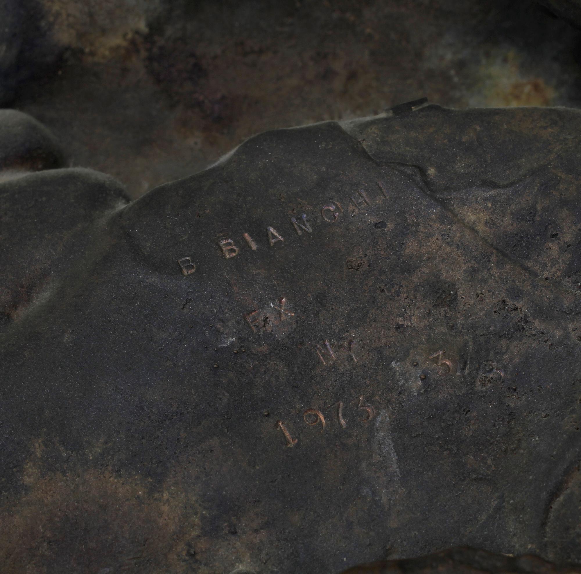 BEN BIANCHI, tillskriven, skulptur, brons. Stämpelsign, numr o dat 3/8, 1973.