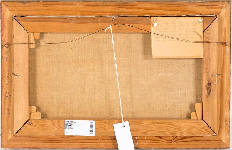 FANNY BRATE, oil on canvas, signed.