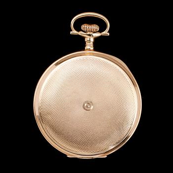 FICKUR, 14 k guld, savonett, Waltham. Även innerboett av 14 k guld.