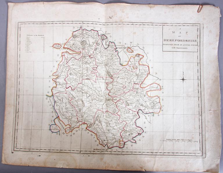 KARTOR, 3 st, Harrison resp Robert Morden, 16-1700-tal.