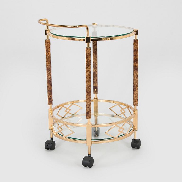 A late 20th century serving trolley.