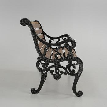 TRÄDGÅRDSSOFFA, gjutjärn, 1900-tal.