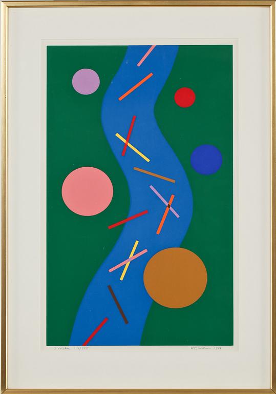 KG NILSSON, färglitografi, signerad och numrerad 113/225.