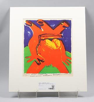 Bengt Lindström · LINDSTRÖM, BENGT. Färglitografi, sign. nr 181/200.