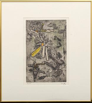 ROBERTO MATTA, etching signed and numbered 97/100.