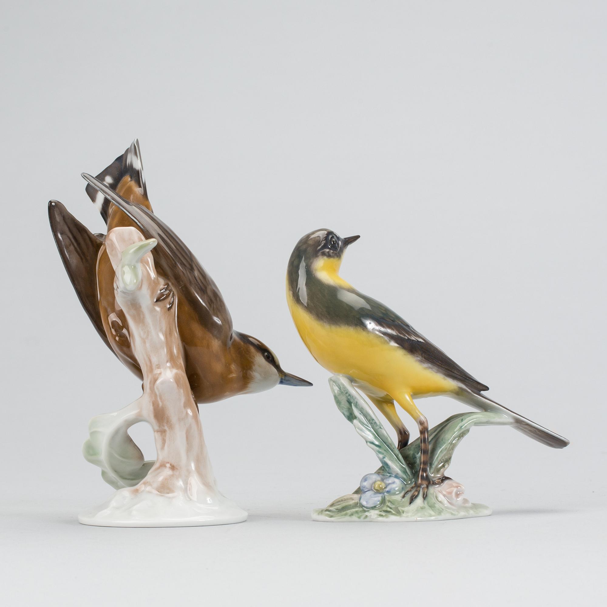 FIGURINER, porslin, 2 st Rosenthal. 1900-talets mitt.
