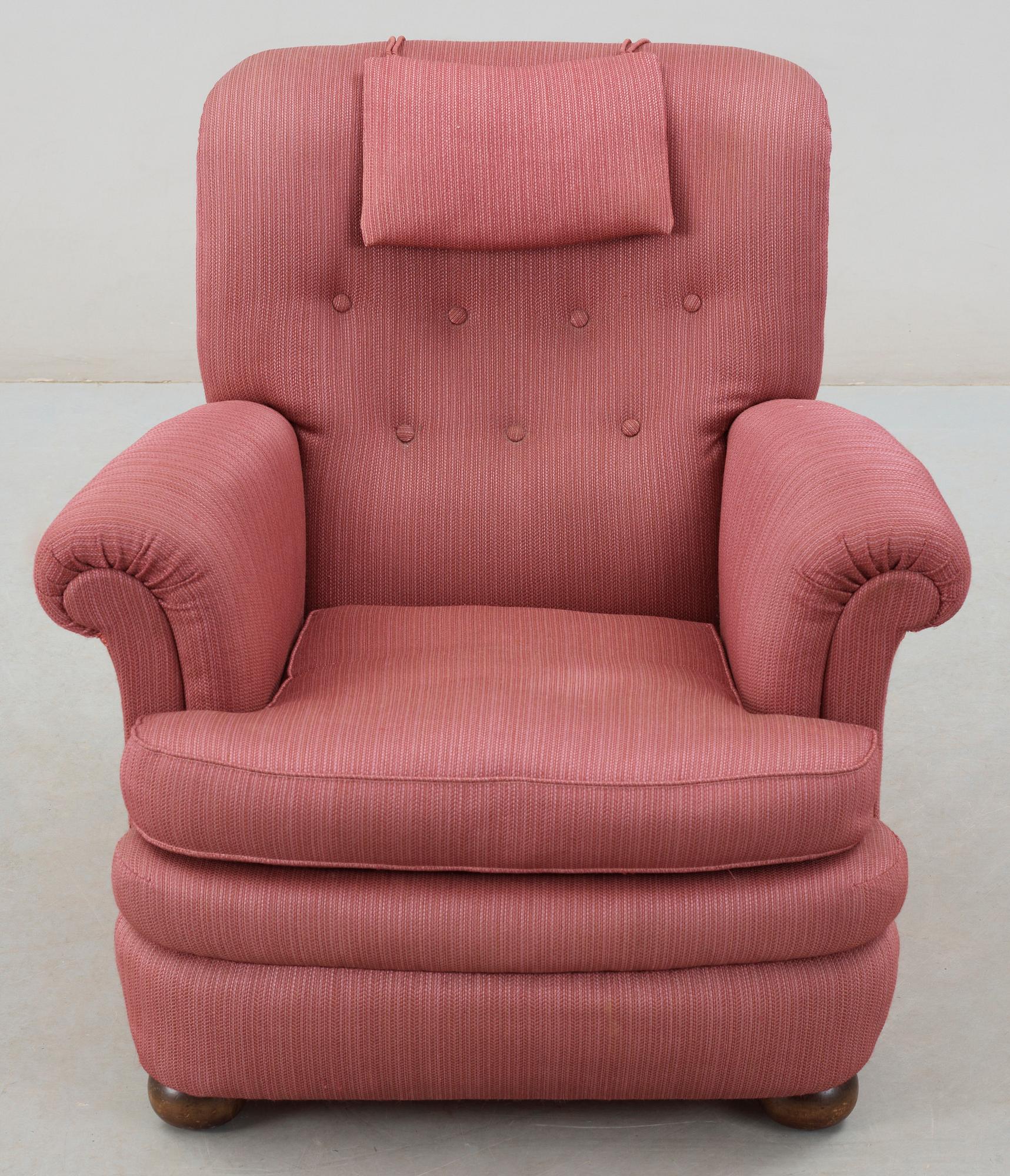 A Josef Frank easy chair for Svenskt Tenn, model 336.