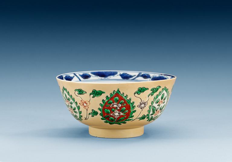 SKÅL, porslin. Qing dynastin, Kangxi (1662-1722).