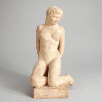 BEN RENVALL, skulptur, lergods, signerad och daterad 1942-45.