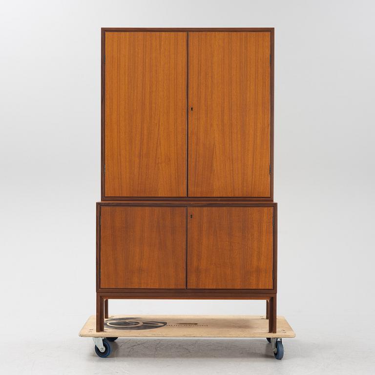 A teak veneered cabinet, 1960's.