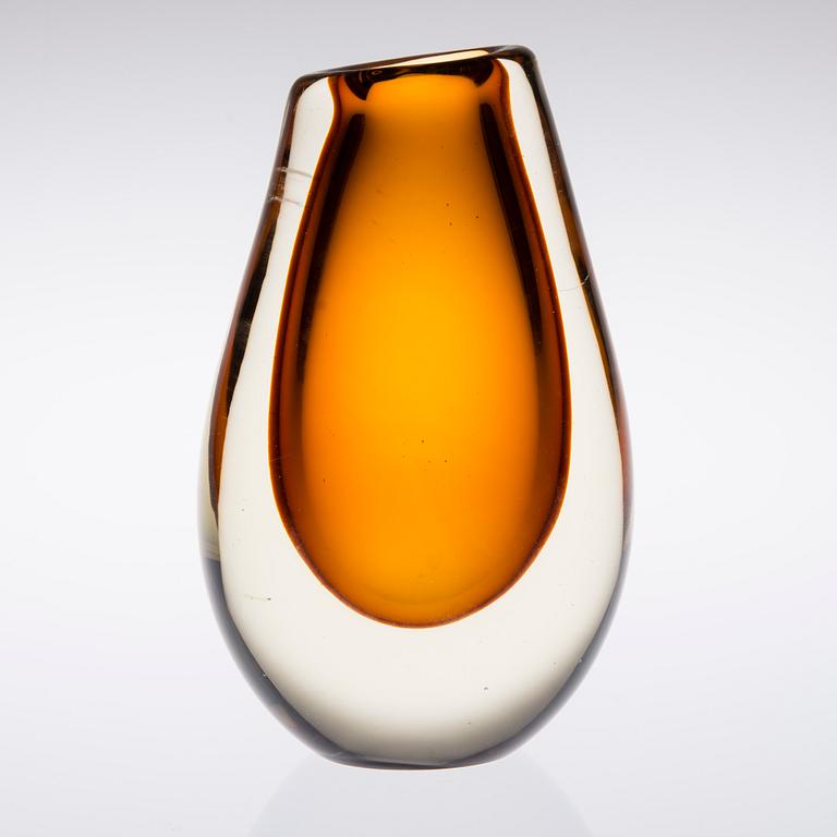 VAS, glas, signerad A. Jacobino, Kumela, 1960-tal.