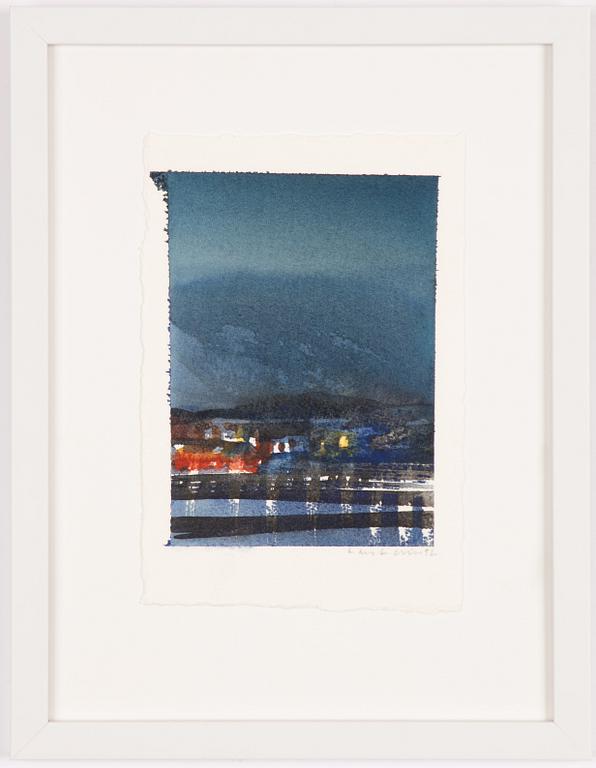 Lars Lerin, "Winter in Lofoten".