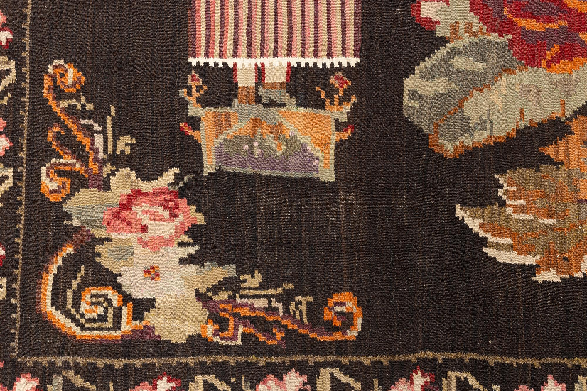 A Kelim carpet, Moldova, dated 1939, circa 385 x 174 cm.