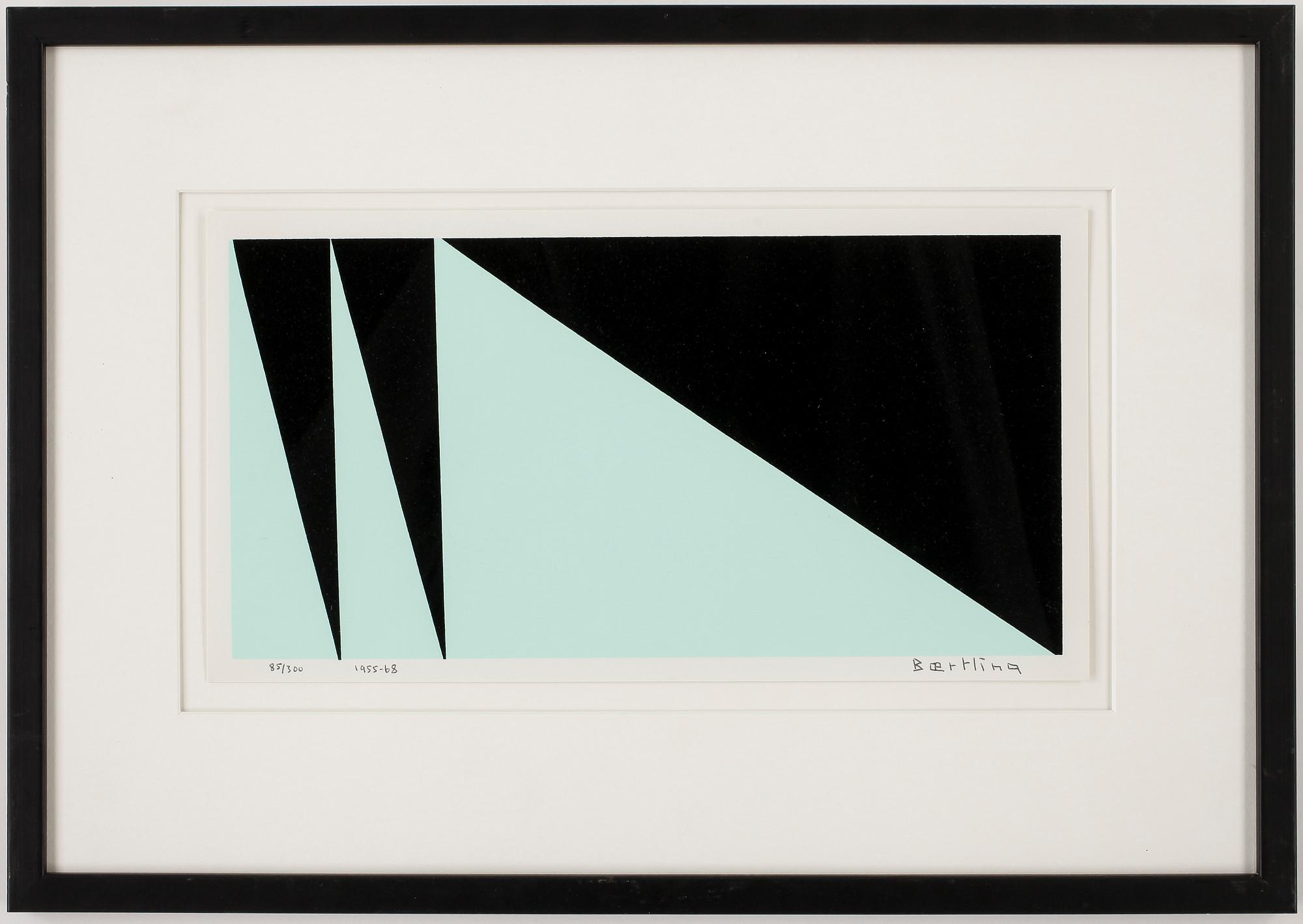 OLLE BAERTLING, färgserigrafi, signerad och daterad 1955 - 68, numrerad 85/300.