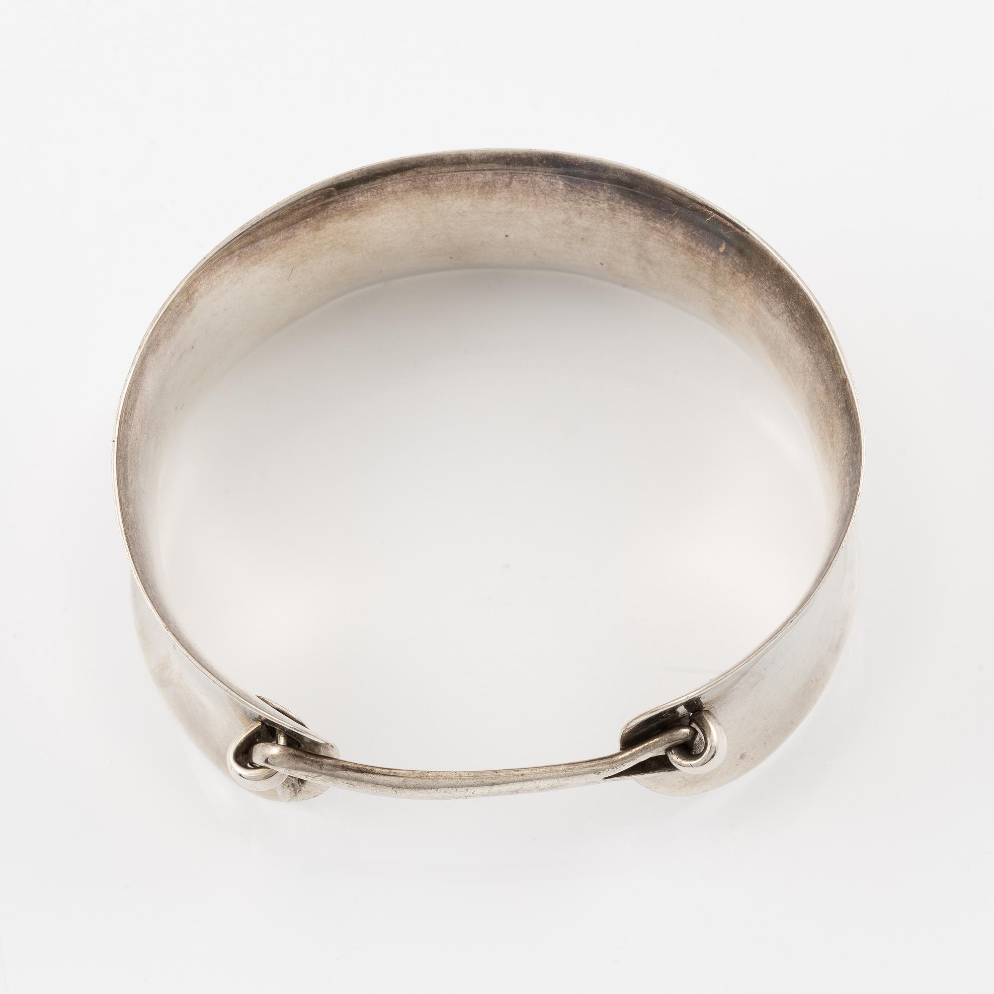 Vivianna Torun Bülow-Hübe, bracelet, sterling silver, own workshop 1990s.