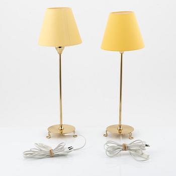 Josef Frank, bordslampor, ett par, modell 2552, Firma Svenskt Tenn.