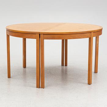 A Dining table, AB A. Klaessons Möbelfabrik, Fjugesta, Sweden, second half of the 20th century.