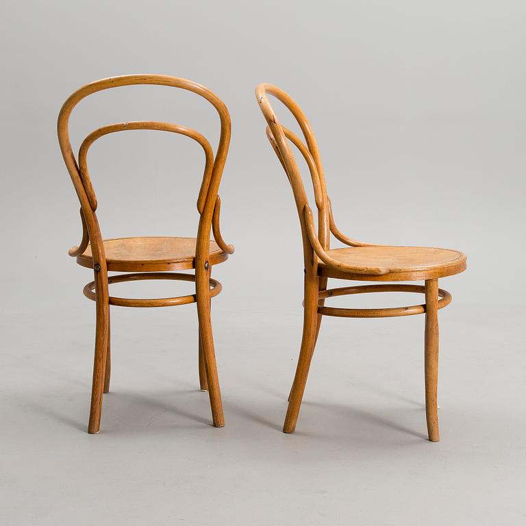 TWO RUSSIAN EARLY 20TH CENTURY CHAIRS.