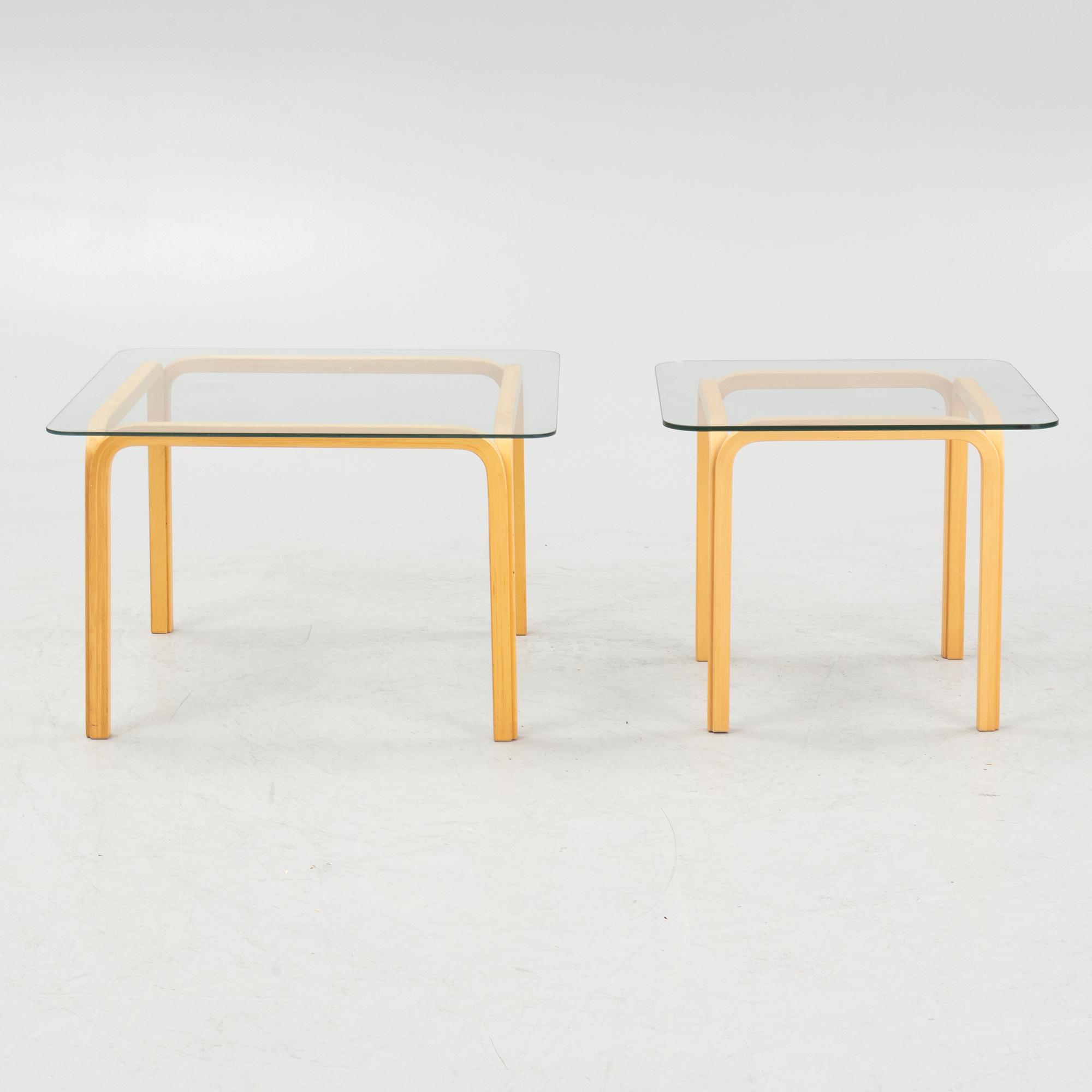 Alvar Aalto, table, 2 pcs Y805, Artek.