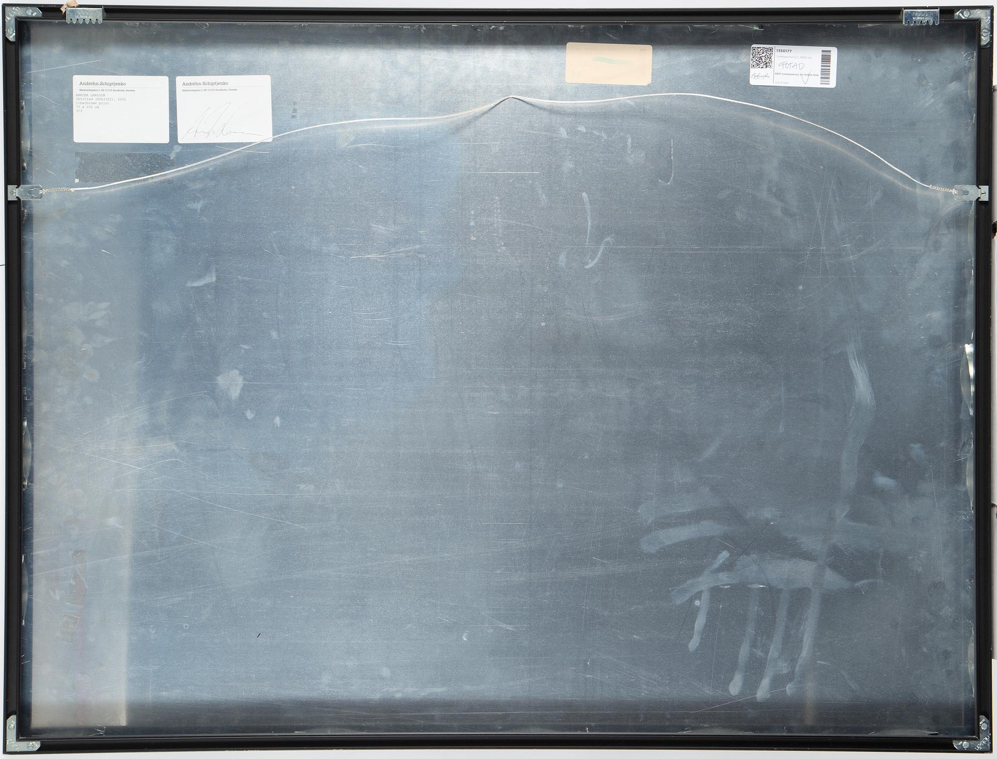 Annika Larsson, "Untitled (Poliisi)", 2002.