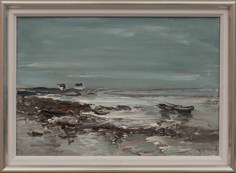 GEORGES LAPORTE, oljemålning på duk, signerad.