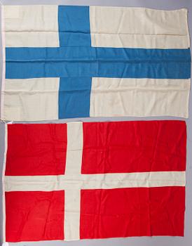 FLAGGOR, 2 st, 1900-talets mitt.