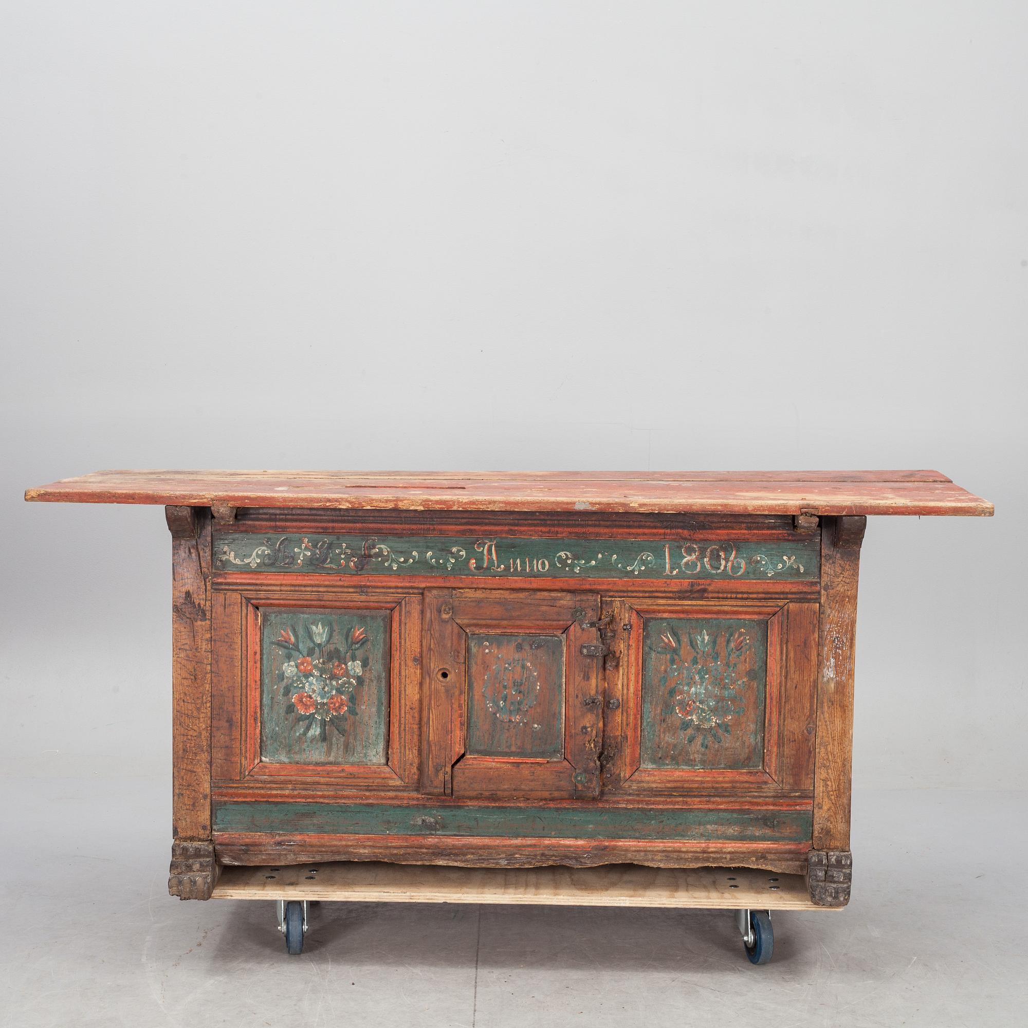 KISTBORD, allmoge, anno 1806.