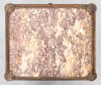 A Rococo table, 18th century.