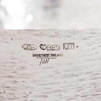 TAPIO WIRKKALA, SKÅL, sterling silver, stämpelsignerad TW, Kultakeskus, Tavastehus 1973.