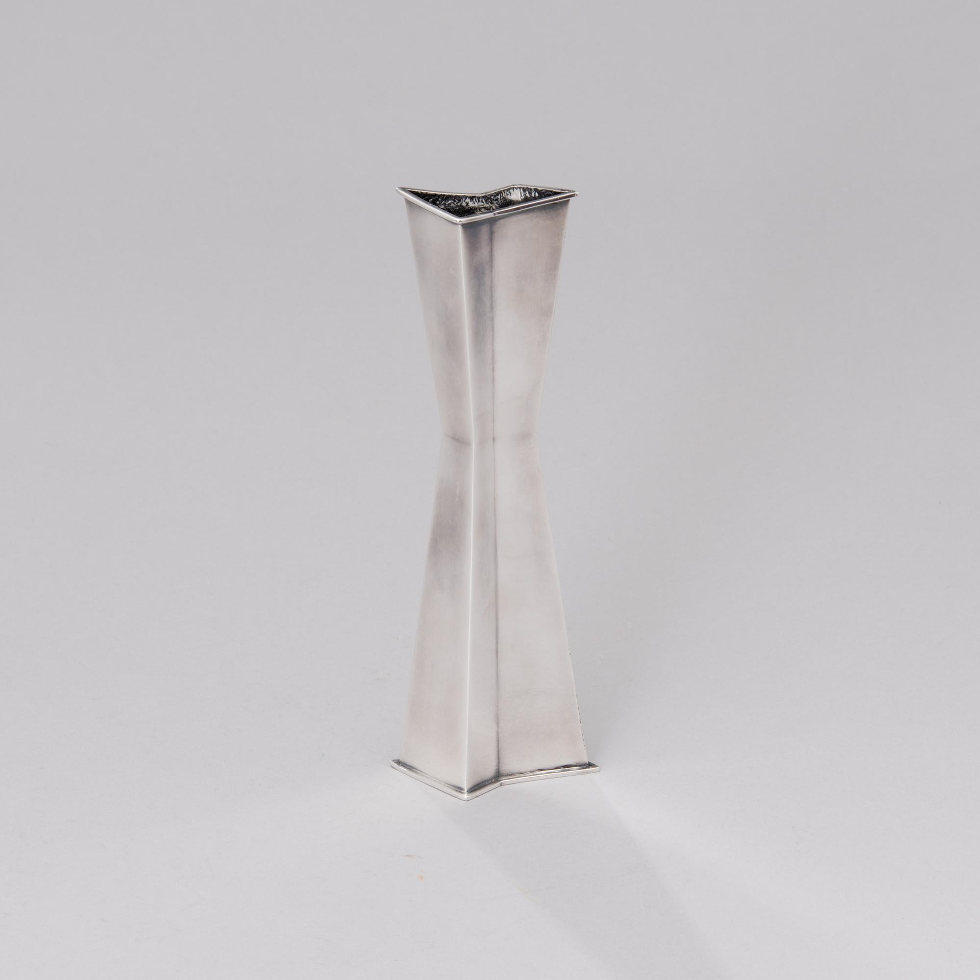 TAPIO WIRKKALA, VAS, silver, TW 226, stämplad TW, Hopeakeskus, Tavastehus 1967.