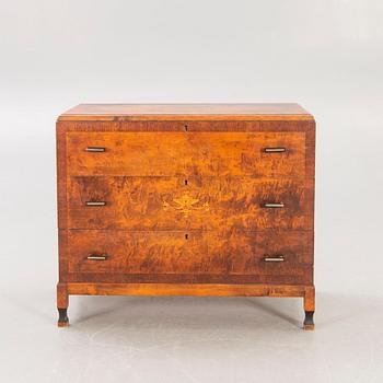 A 1930s birch dresser.