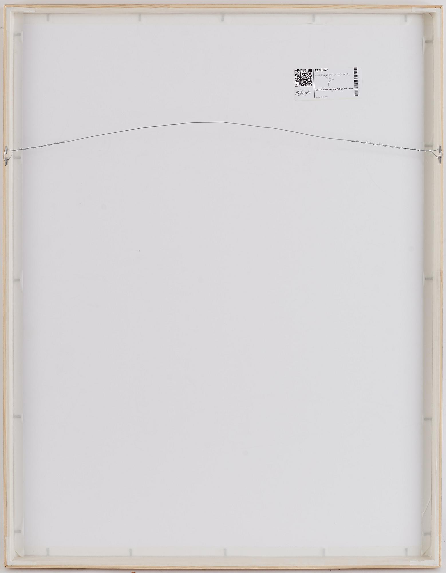 Yoshitomo Nara, offset lithograph, open edition.