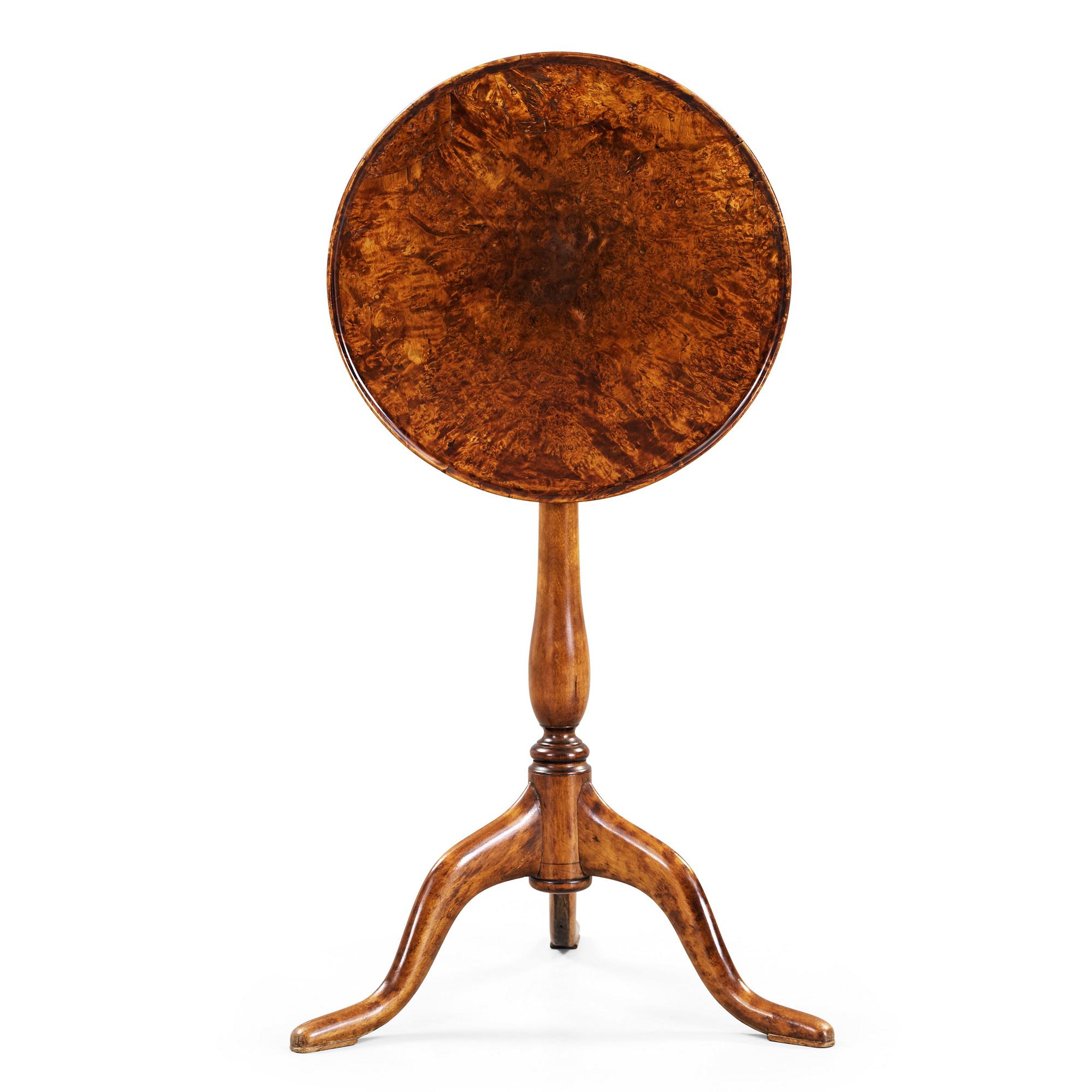 A Swedish tilt-top table by J Sjölin, master 1767.