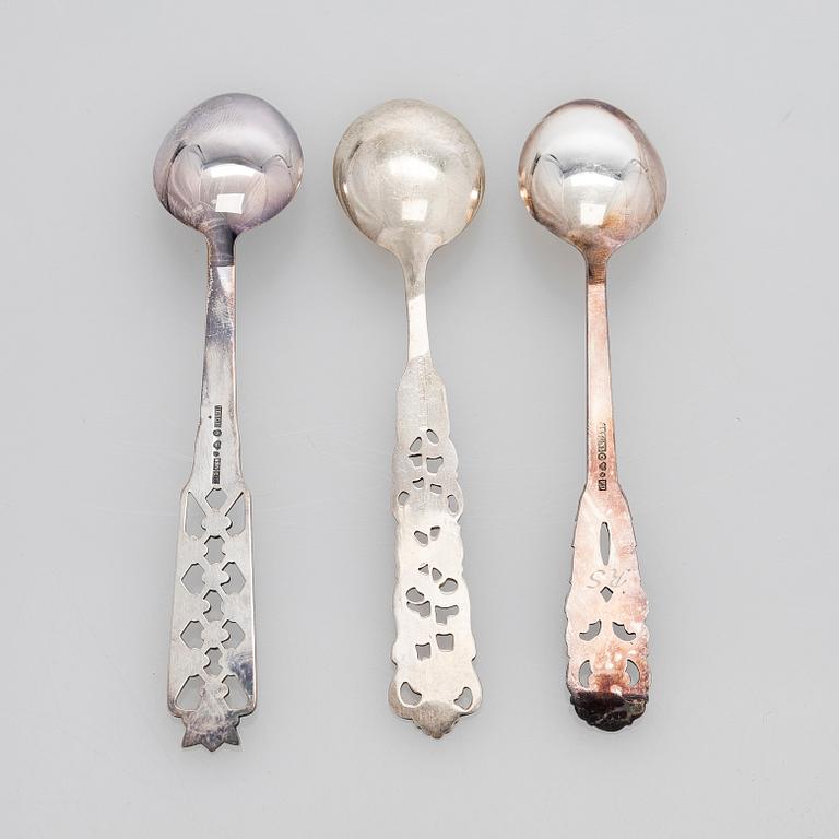 coffee and mocha spoons, 30 pcs, silver GAB, Sweden 1965, 1979 and 1981.