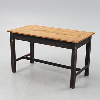 A 20th century wooden table.