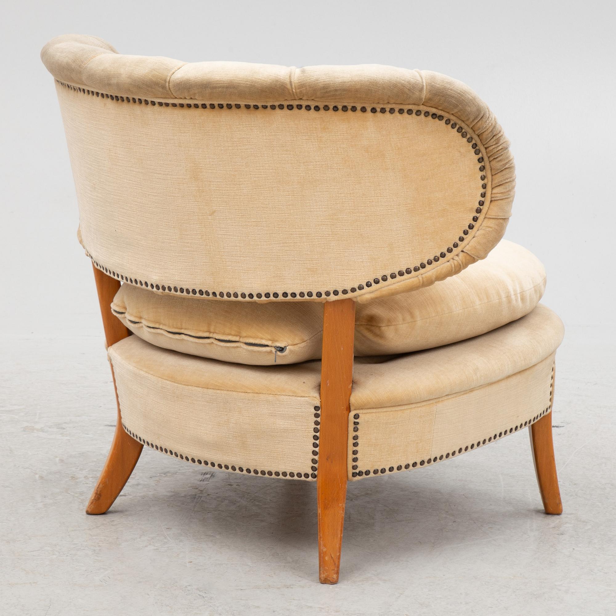 Otto Schulz, an armchair, Jio Möbler, Jönköping, mid 20th Century.