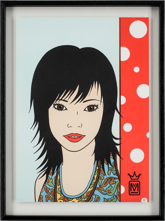 MARIA MANUELA VINTILESCU, färgserigrafi, signerad och numrerad 81/190.