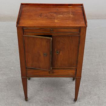 A Swedish 18th century late gustavian bedside table.