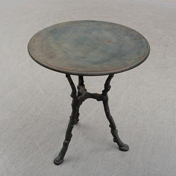 A first half of the 20th century cast iron garden table.