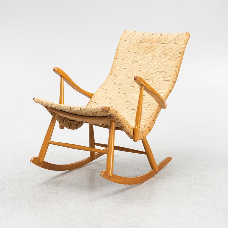 A Swedish Modern rocking chair, 1940's.