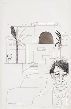 David Hockney, "Portrait of Cavafy II".