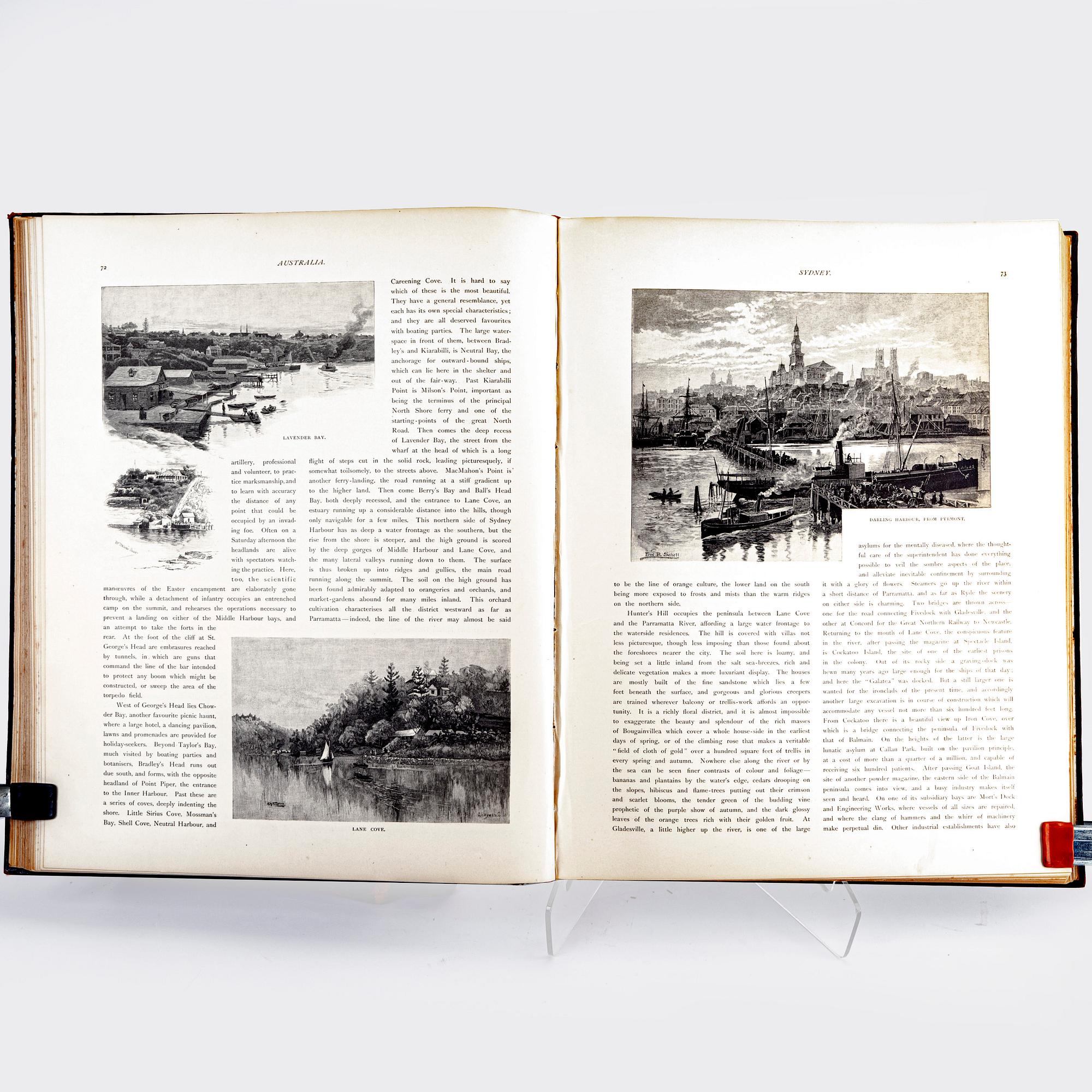 Andrew Garran 'Picturesque atlas of Australasia', 1st edition, 3 volume set, Sidney 1886-88.