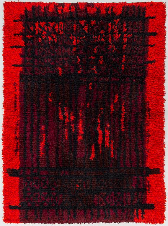 Kirsti Ilvessalo, ryijy, Ryijykutomo Koskinen. Noin 150x107cm.