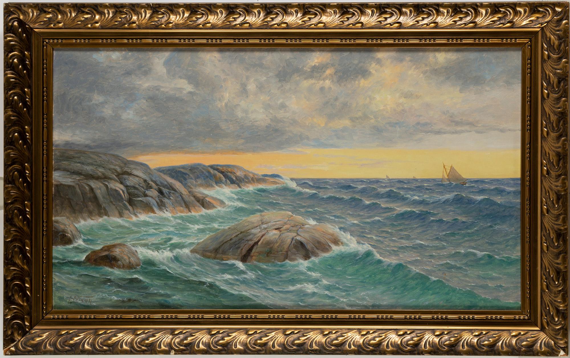 Leonard Wiedh, oil on canvas, signed.