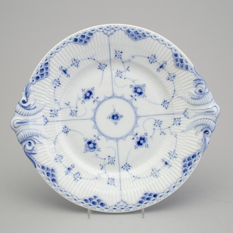 KAFFESERVIS, 18 delar, porslin, "Musselmalet", Kunglig Dansk, Danmark, 1900-tal.