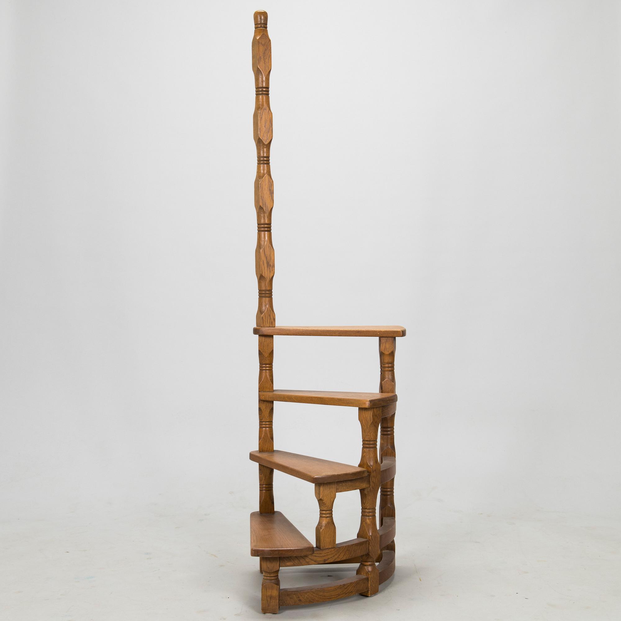 Biblioteksstege, 1900-talets senare hälft.