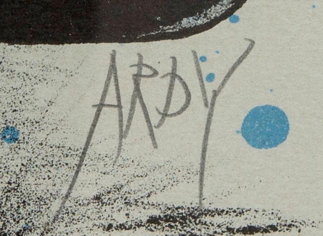 Ardy Strüwer, färglitografi, signerad, numrerad 30/150.