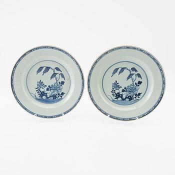 Plates, 6 pieces, China, 19th century, porcelain.
